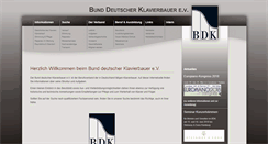 Desktop Screenshot of bdk-piano.de